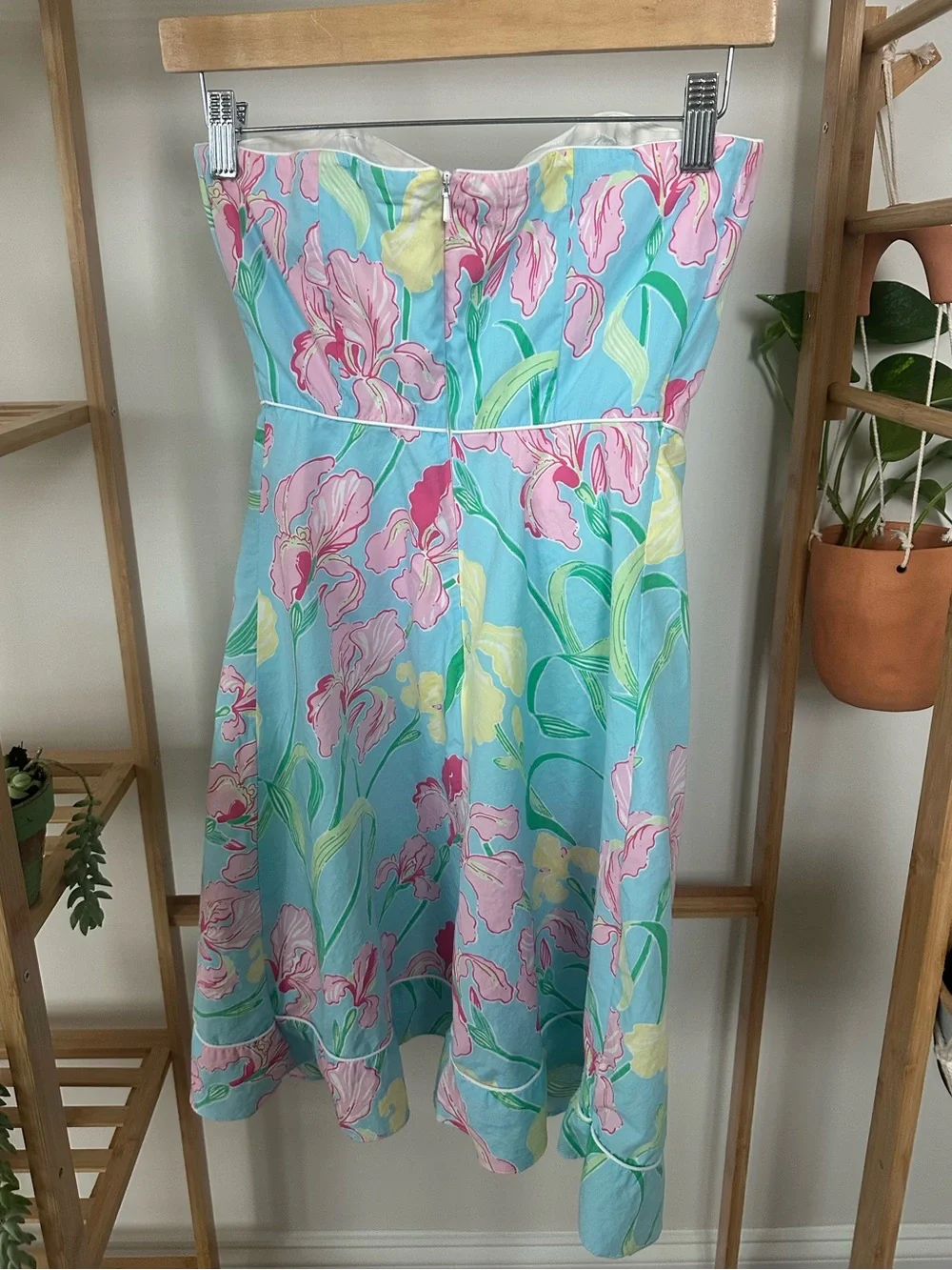 Vintage Lilly Pulitzer Strapless Dress - Picture 4 of 5
